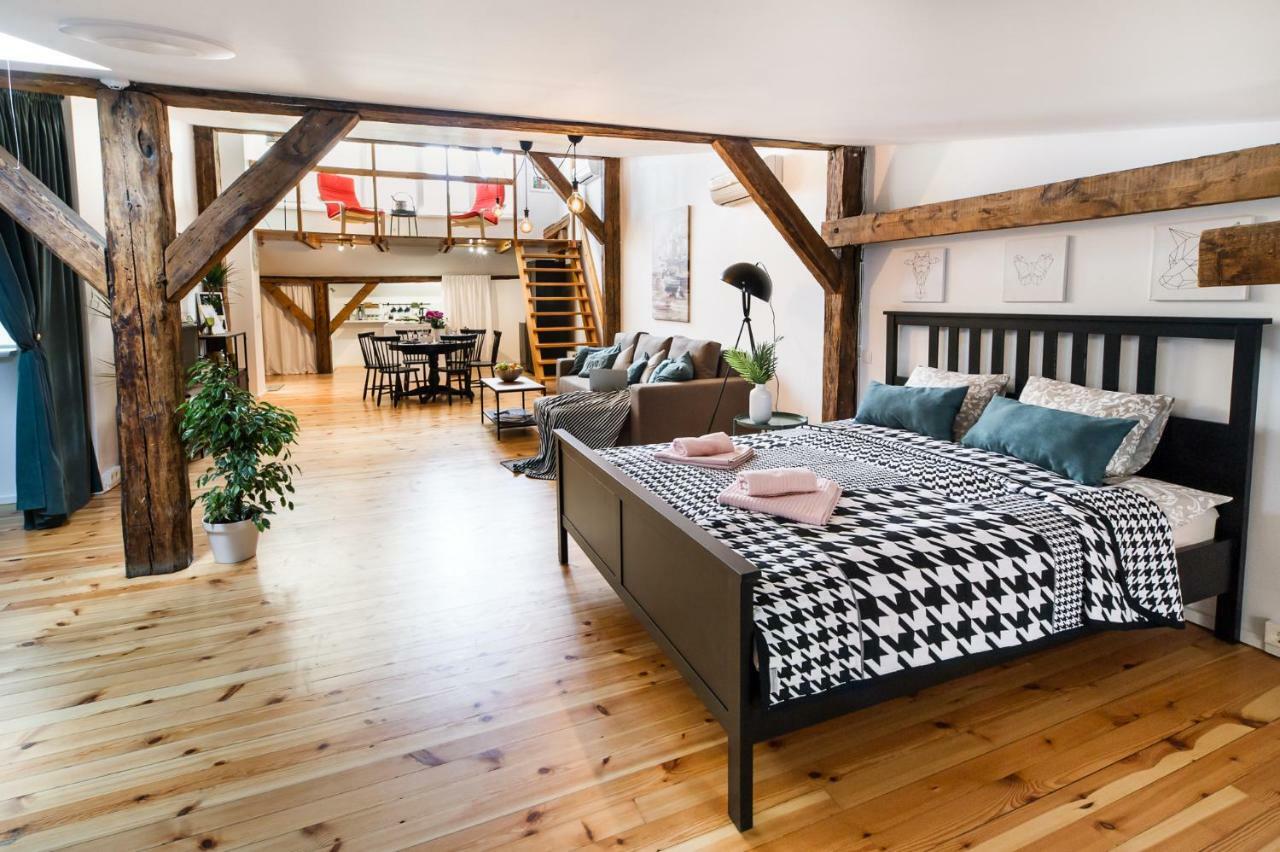 Cozy Studio Mansard Riga Old Town Aptartment, Ac Luaran gambar